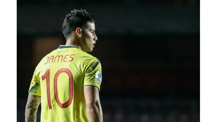 SP - Sao Paulo - 19/06/2019 - Copa America 2019, Colombia x Catar  - James Rodriguez jogador da Colombia durante partida contra o Catar pela Copa America Brazil 2019 no estadio Morumbi. Foto: Marcello Zambrana/AGIF
