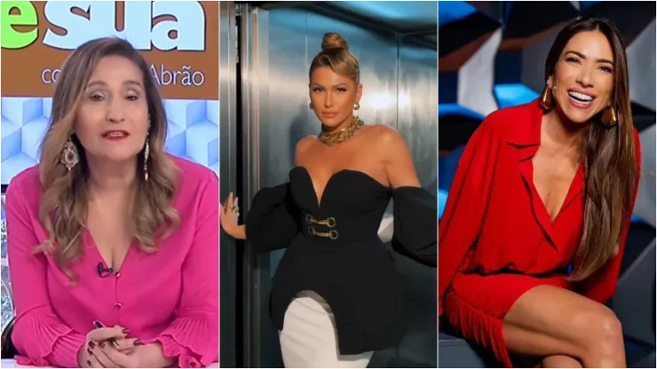 Sonia Abrão, Lívia Andrade e Patrícia Abravanel. Foto 1: Reprodução/RedeTV!; Foto 2: Reprodução/Instagram oficial de Lívia Andrade; Foto 3: Reprodução/Instagram oficial de Patrícia Abravanel
