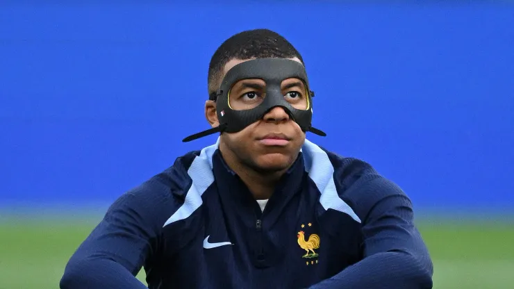 Mbappé em partida da Eurocopa 2024 (Foto: Clive Mason/Getty Images)
