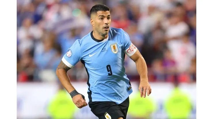 Luis Suárez em partida da Copa América 2024 (Foto: Michael Reaves/Getty Images)
