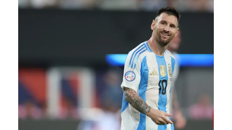 Lionel Messi da Argentina durante Copa América. (Foto de Elsa/Getty Images)
