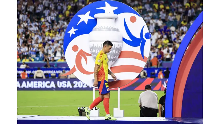 James Rodriguez sentiu derrota na Copa América. (Foto de Buda Mendes/Getty Images)
