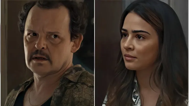 Norberto e Sandra em Renascer - Reprodução/TV Globo
