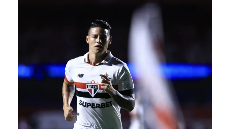 James Rodriguez jogador do São Paulo. Foto: Marcello Zambrana/AGIF
