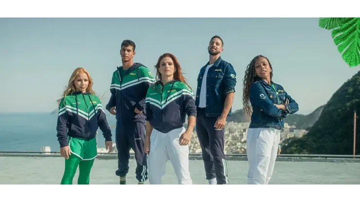 Uniforme do Time Brasil para viagem e cerimônia de abertura vem repercutindo. Reprodução/Instagram oficial de Riachuelo
