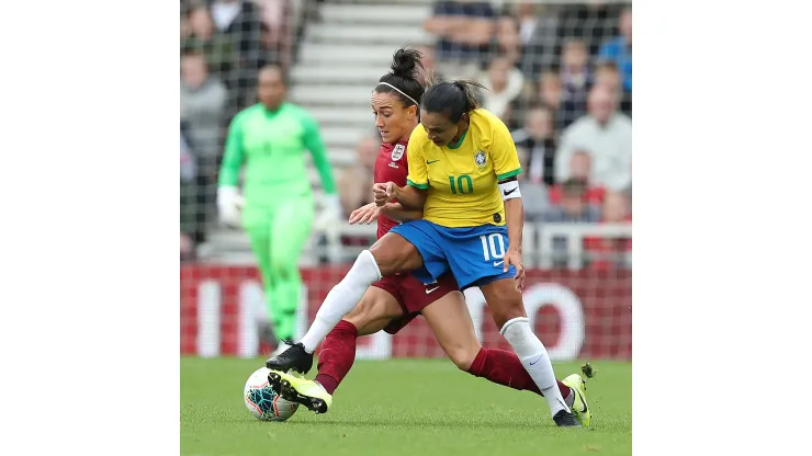 Marta do Brasil. (Foto de Ian MacNicol/Getty Images)
