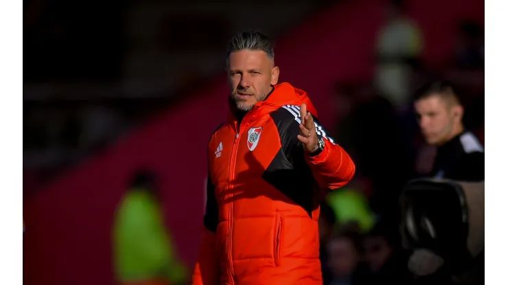 Martín Demichelis, do River, durante rodada do Argentino (Foto: Marcelo Endelli/Getty Images)
