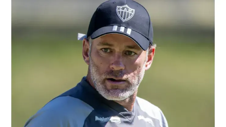 Foto: Pedro Souza/Atlético-MG - Gabriel Milito, técnico do Atlético-MG
