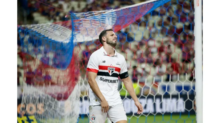 Carelli jogador do São Paulo. Foto: Baggio Rodrigues/AGIF
