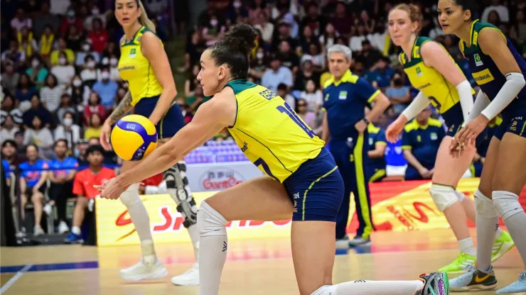 Seleção brasileira de vôlei feminino estreia nas Olimpíadas nesta segunda (29). Foto: FIVB
