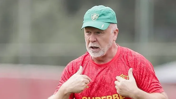 Mano Menezes no Fluminense. Foto: Lucas Merçon/Fluminense
