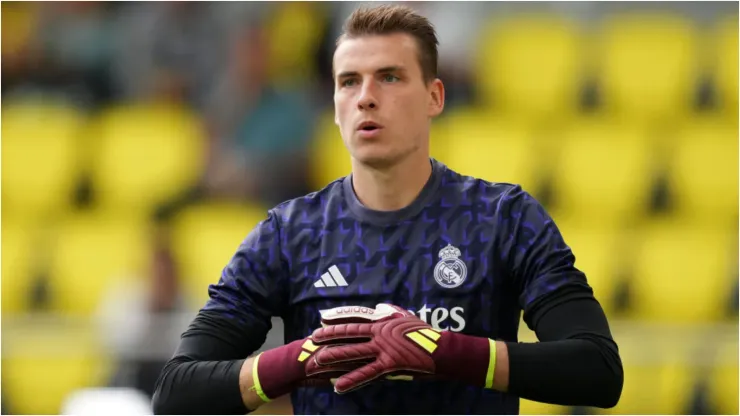 Foto: Alex Caparros/Getty Images - Lunin no Real Madrid
