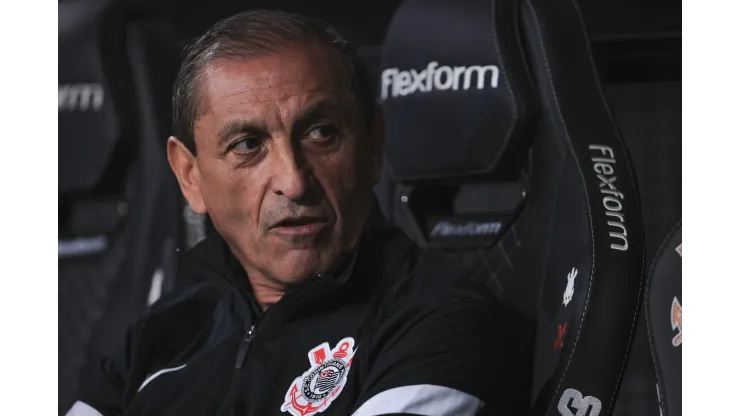 Ramon Diaz tecnico do Corinthians durante partida contra o Gremio no estadio Arena Corinthians- Copa do Brasil 2024 - 31/07/2024 - 
