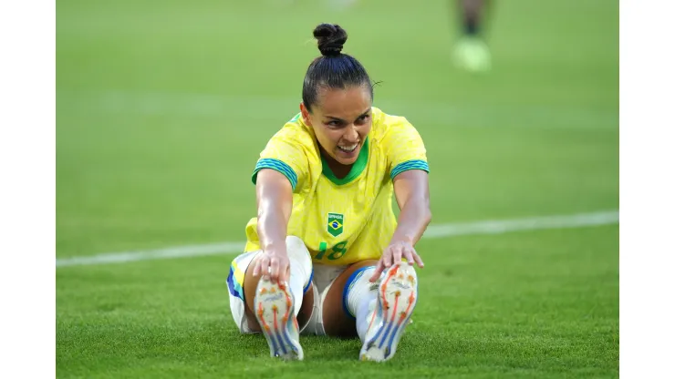 Gabi Portilho em partida da Seleção Brasileira no jogos Olímpicos (Foto: Juan Manuel Serrano Arce/Getty Images)
