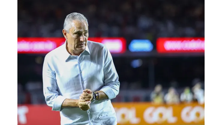 SP - SAO PAULO - 03/08/2024 - BRASILEIRO A 2024, SAO PAULO X FLAMENGO - Tite tecnico do Flamengo durante partida contra o Sao Paulo no estadio Morumbi pelo campeonato Brasileiro A 2024. Foto: Marco Miatelo/AGIF
