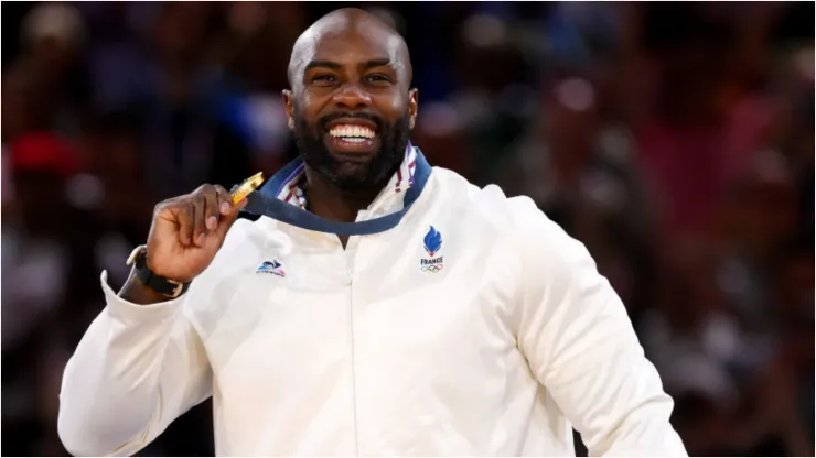 Foto: David Ramos/Getty Images - Teddy Riner conquistou ouro nas Olimpíadas.
