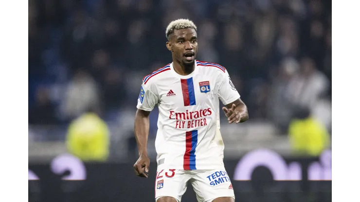 Lyon, France - April 23: Thiago Mendes of Lyon in action during the Ligue 1 match between Olympique Lyonnais and Olympique de Marseille at Groupama Stadium on April 23, 2023 in Lyon, France. Photo by Eurasia Images Lyon Groupama Stadium France *** Lyon, France April 23 Thiago Mendes of Lyon in action during the Ligue 1 match between Olympique Lyonnais and Olympique de Marseille at Groupama Stadium on April 23, 2023 in Lyon, France Photo by Eurasia Sport Images Lyon Groupama Stadium France PUBLICATIONxNOTxINxSUI Copyright: x x2023xEurasiaxSportxImagesx
