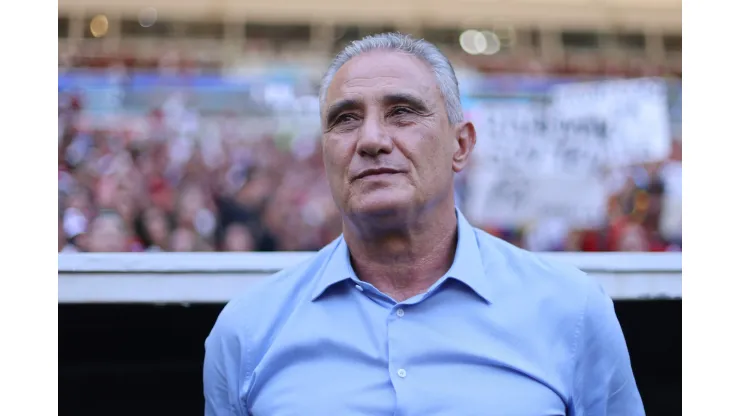 Tite treinador do Flamengo. (Foto de Wagner Meier/Getty Images)
