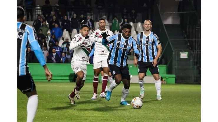 Grêmio vence Fluminense. Foto: Leonardo Hübbe/AGIF
