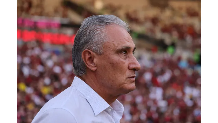 RIO DE JANEIRO, BRAZIL - JUNE 23: Adenor Tite coach of Flamengo looks on prior to the match between Fluminense and Flamengo as part of Brasileirao 2024 at Maracana Stadium on June 23, 2024 in Rio de Janeiro, Brazil. (Photo by Wagner Meier/Getty Images)
