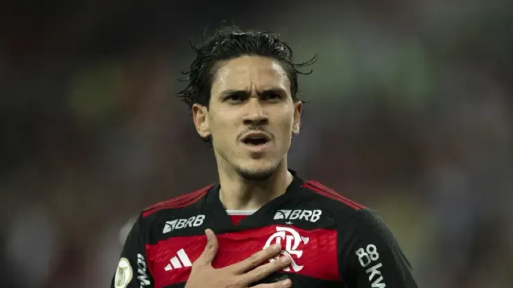 Foto: Jorge Rodrigues/AGIF - Pedro, atacante do Flamengo
