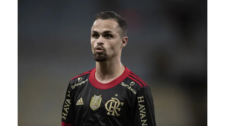 RJ - Rio de Janeiro - 05/11/2021 - BRASILEIRO A 2021, FLAMENGO X ATLETICO-GO - Michael jogador do Flamengo durante partida contra o Atletico-GO no estadio Maracana pelo campeonato Brasileiro A 2021. Foto: Jorge Rodrigues/AGIF
