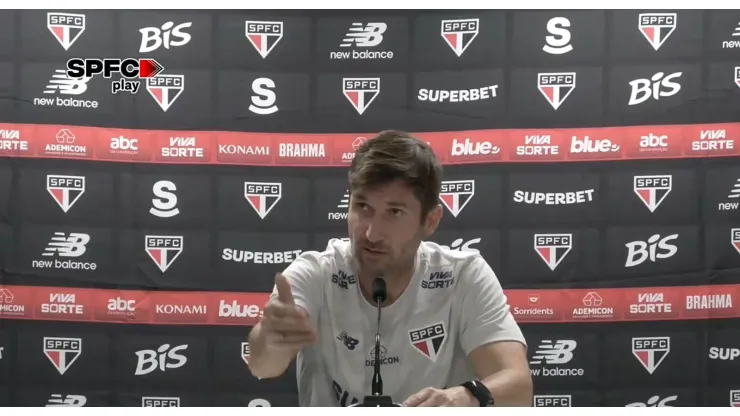 Maxi Cuberas falou de Palmeiras x São Paulo - Foto: Reprodução/SPFC Play
