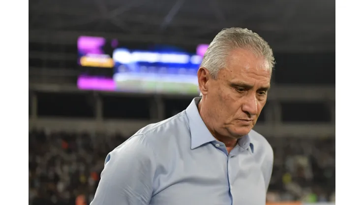 Tite treinador do Flamengo. Foto: Thiago Ribeiro/AGIF
