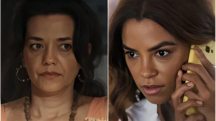 Morena e Lilith em Renascer - Reprodução/TV Globo
