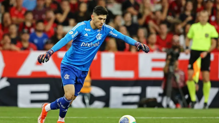 Goleiro ajudou o time a garantir a vaga às quartas. Heuler Andrey/Getty Images.
