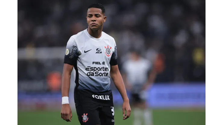 Wesley jogador do Corinthians durante partida contra o Gremio. Foto: Ettore Chiereguini/AGIF