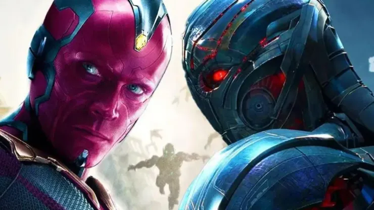 Visão e Ultron - Foto: Reprodução/Disney+
