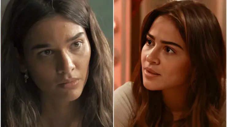 Mariana e Sandra em Renascer - Reprodução/TV Globo
