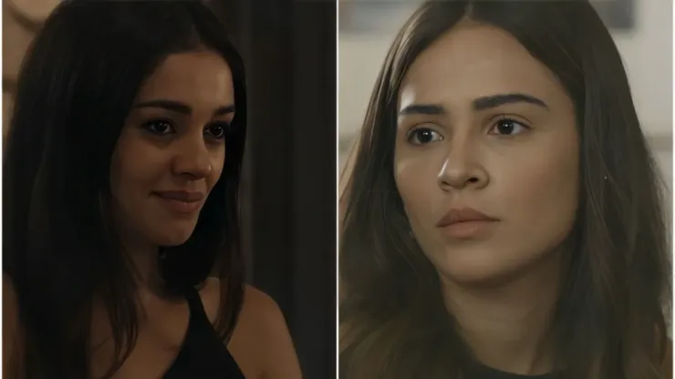 Eliana e Sandra em Renascer - Reprodução/TV Globo
