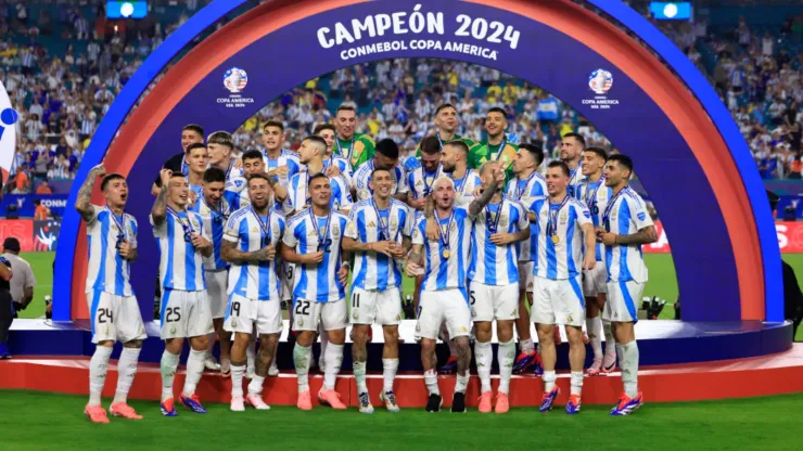 Foto: Buda Mendes/Getty Images - jogadores da Seleção Argentina.
