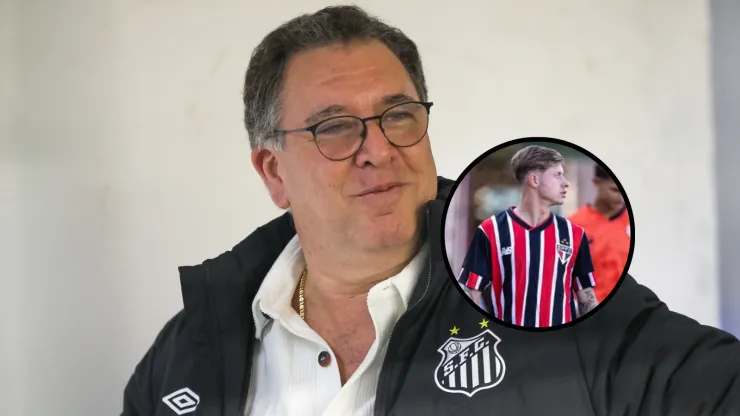 Enzo Boer, ex-jogador do São Paulo contratado pelo Santos.
