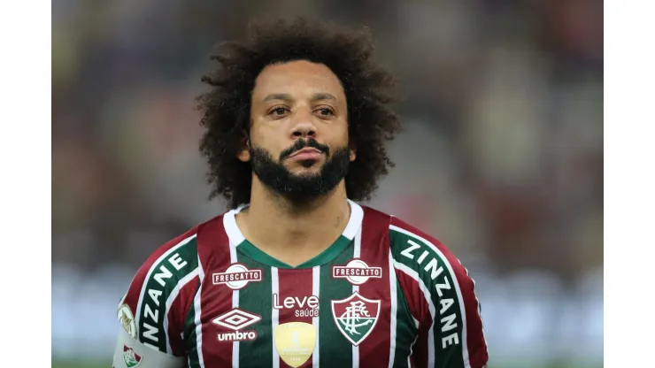 RIO DE JANEIRO, BRAZIL - JUNE 27: Marcelo of Fluminense looks on prior to the match between Fluminense and Vitoria as part of Brasileirao 2024 at Maracana Stadium on June 27, 2024 in Rio de Janeiro, Brazil. (Photo by Wagner Meier/Getty Images)
