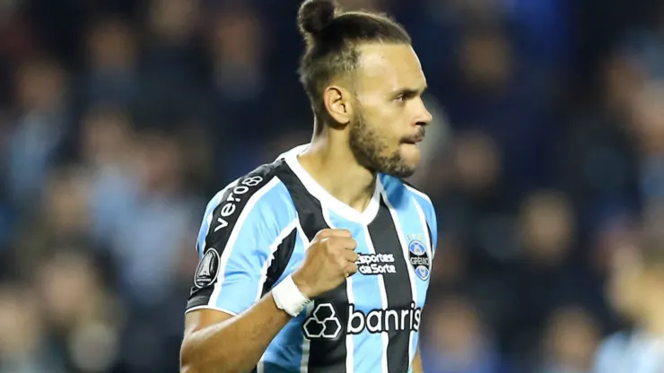 Foto: Heuler Andrey/Getty Images - Martin Braithwaite é jogador do Grêmio.
