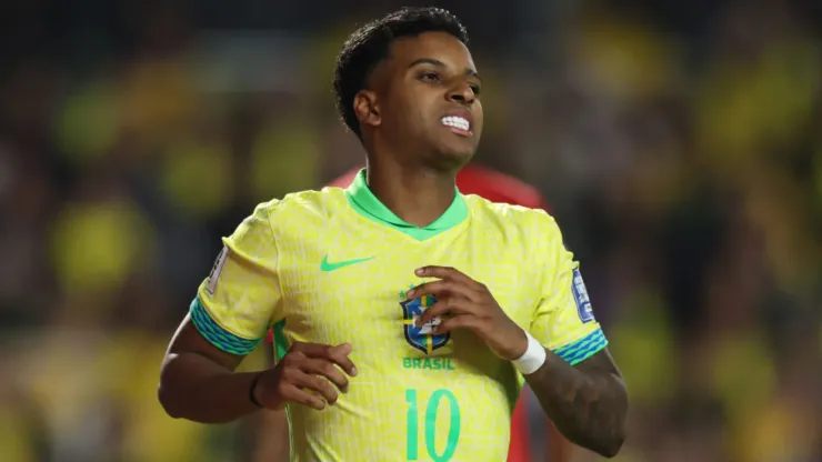 Foto: Lucas Figueiredo/Getty Images - Rodrygo na Seleção Brasileira
