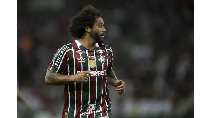 Marcelo jogador do Fluminense durante partida na Libertadores 2024. Foto: Jorge Rodrigues/AGIF
