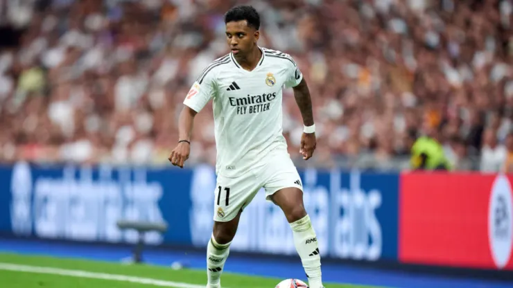 Foto: Angel Martinez/Getty Images - Rodrygo no Real Madrid.
