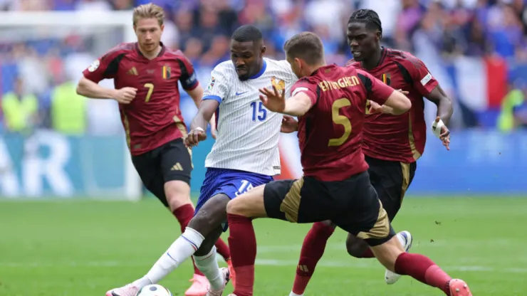 Foto: Alex Livesey/Getty Images - Partida entre França x Bélgica.
