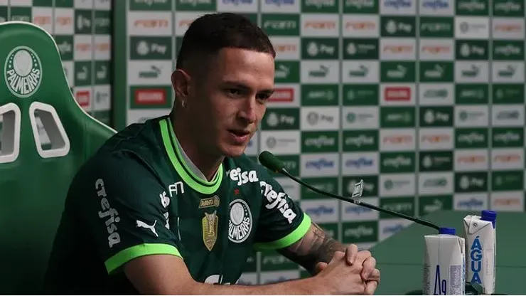 Anibal Moreno fala sobre seus primeiros dias no Palmeiras. Foto: Cesar Greco/Palmeiras/by Canon
