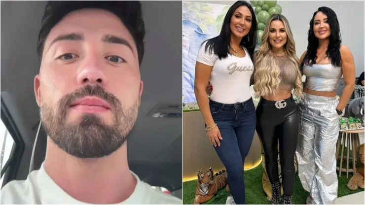 Rico Melquiades e família Bezerra - Foto: Instagram/Rico Melquiades e Instagram/Deolane Bezerra
