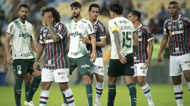 Partida entre Fluminense e Palmeiras, no Maracanã em 2023
