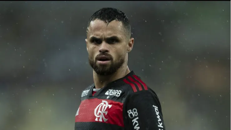 RJ - RIO DE JANEIRO - 25/08/2024 - BRASILEIRO A 2024, FLAMENGO X BRAGANTINO - Michael jogador do Flamengo durante partida contra o Bragantino no estadio Maracana pelo campeonato Brasileiro A 2024. Foto: Jorge Rodrigues/AGIF
