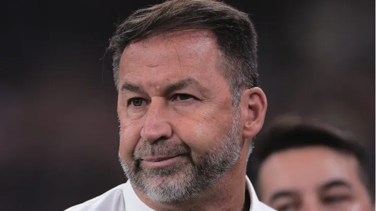 SP - SAO PAULO - 11/09/2024 - COPA DO BRASIL 2024, CORINTHIANS X JUVENTUDE - Augusto Melo presidente do Corinthians durante partida contra o Juventude no estadio Arena Corinthians pelo campeonato Copa Do Brasil 2024. Foto: Ettore Chiereguini/AGIF
