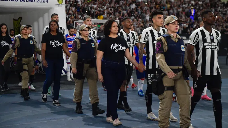 Atualmento o Botafogo é líder do Campeonato Brasileiro
