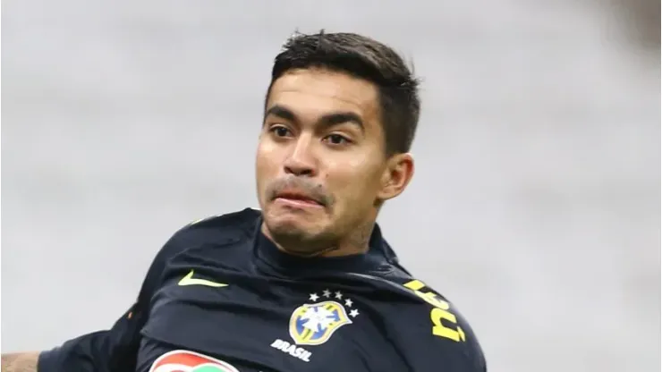 Dudu, atacante do Palmeiras, em treino da Seleção Brasileira - Foto: Lucas Figueiredo/CBF
