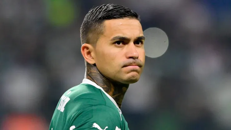 Dudu durante partida entre Palmeiras e Athletico-PR, no Allianz Parque, pelo Campeonato Brasileiro de 2023, no dia 02/07. Foto: Maurício Rummens 